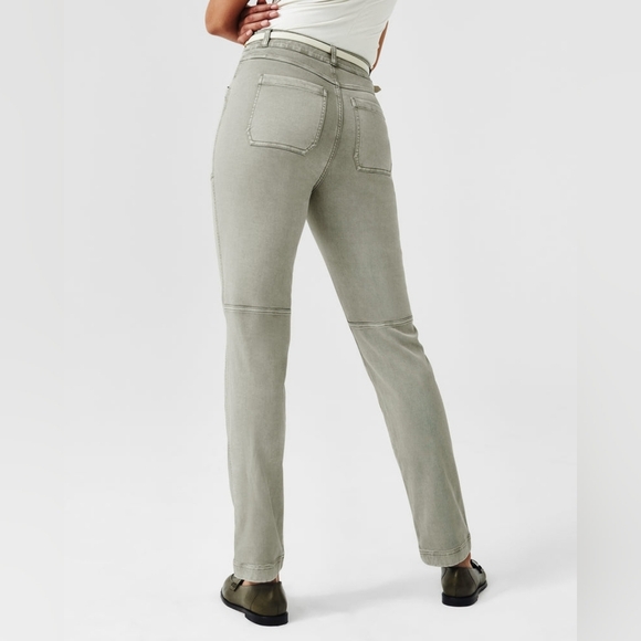 SPANX Gray Straight Leg Pants - Picture 3 of 15